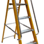 Lyte Magnastep 5 Tread Glassfibre Platform Step Ladder with Handrails