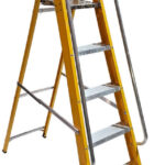 Lyte Magnastep 6 Tread Glassfibre Platform Step Ladder with Handrails