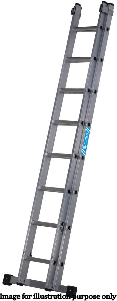 Zarges Everest 2.98m 2-Section Square Rung Extension Ladder