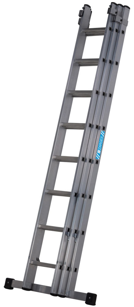 Zarges Everest 2.44m 3-Section Square Rung Extension Ladder