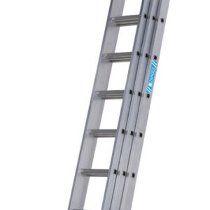 Zarges Everest 4.13m 3-Section Square Rung Extension Ladder