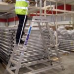 Lyte 7 Tread Fixed Industrial Double Sided Step Double Side Handrail