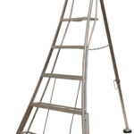 Werner Adjustable Tripod Ladder 5 Tread