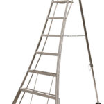 Werner Adjustable Tripod Ladder 7 Tread