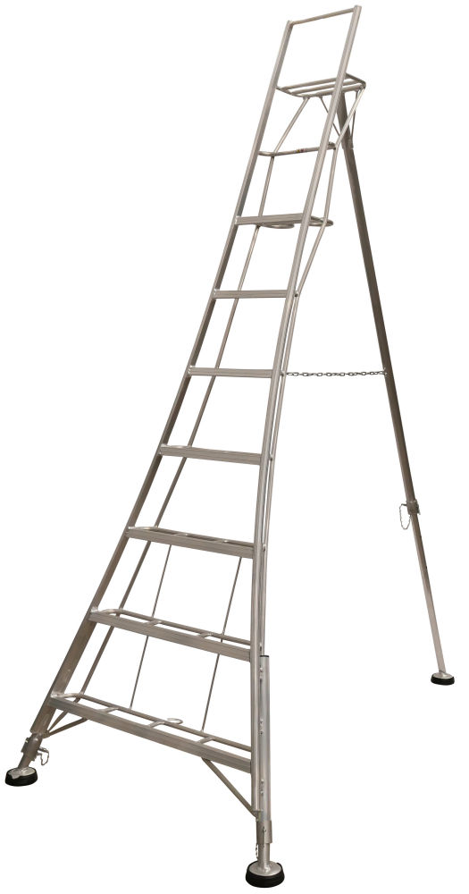Werner Adjustable Tripod Ladder 7 Tread