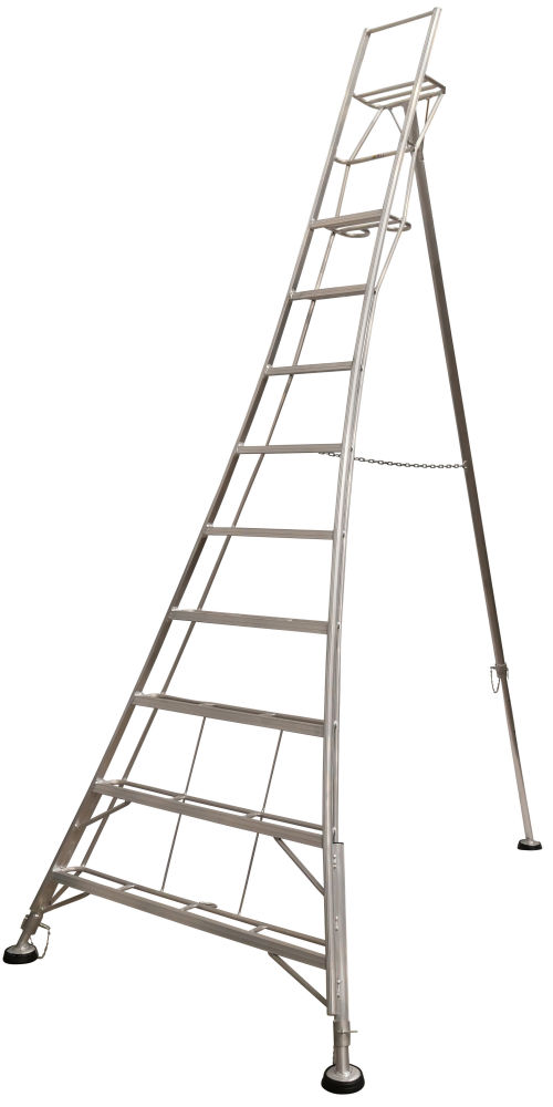 Werner Adjustable Tripod Ladder 9 Tread