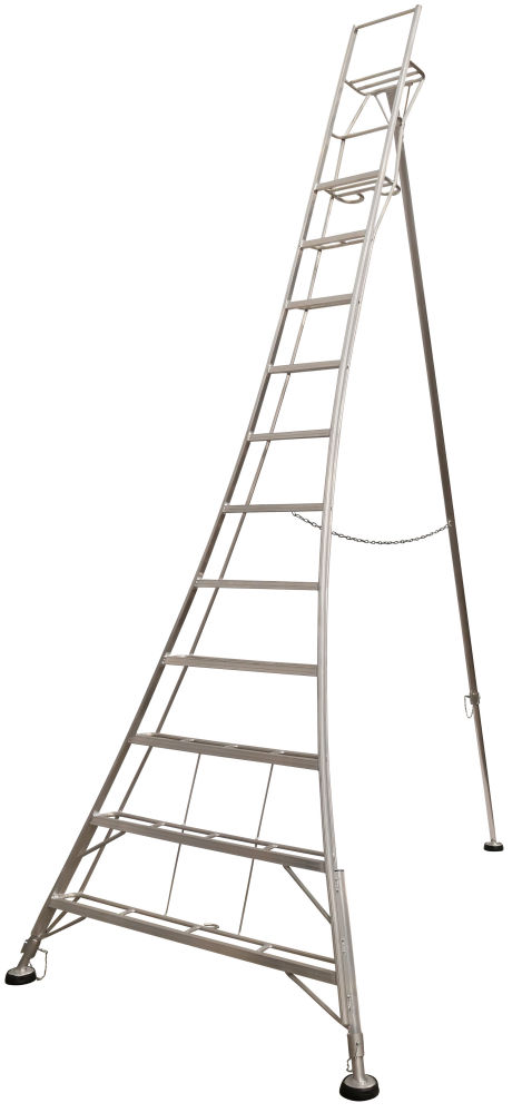 Werner Adjustable Tripod Ladder 11 Tread