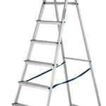 Werner 7 Tread High Handrail Aluminium Platform Step