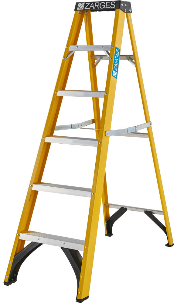 Zarges GRP Swingback Stepladders EN131 Professional