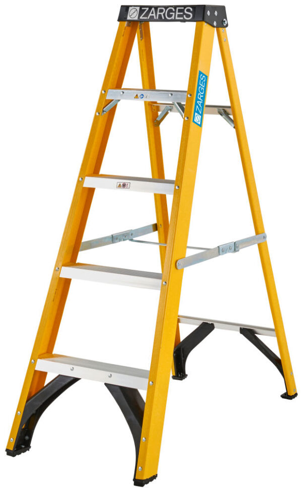 Zarges 5 Tread GRP Swingback Stepladder EN131 Professional