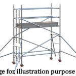 EIGER 500 3T 2.5m Single Width Scaffold Tower - 2.2m Platform Height