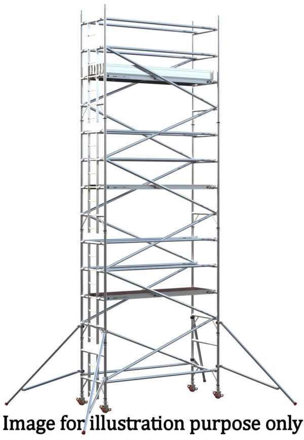 EIGER 500 3T 2.5m Single Width Scaffold Tower - 8.7m Platform Height