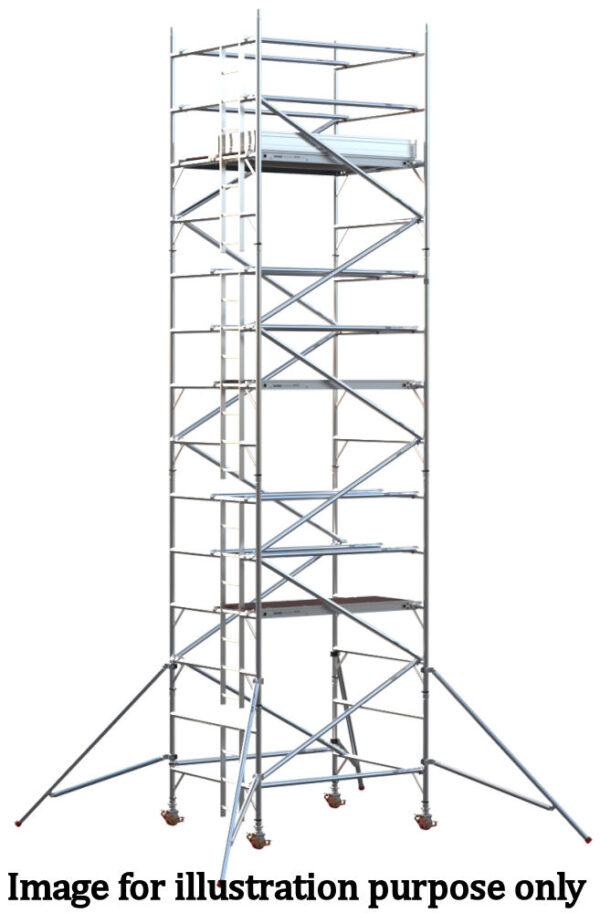 EIGER 500 3T 1.8m Double Width Scaffold Tower - 5.7m Platform Height
