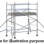 EIGER 500 3T 2.5m Double Width Scaffold Tower - 2.2m Platform Height