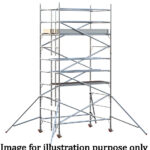 EIGER 500 3T 2.5m Double Width Scaffold Tower - 4.7m Platform Height