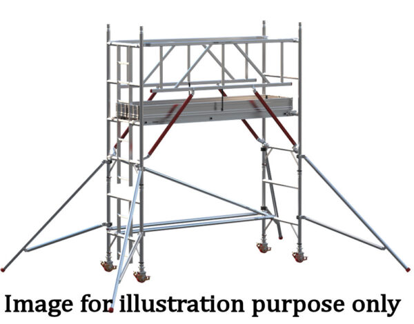 EIGER 500 AGR 2.5m Single Width Scaffold Tower - 2.2m Platform Height