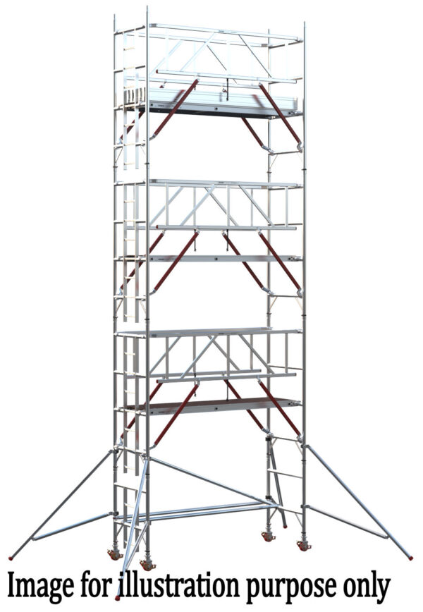 EIGER 500 AGR 2.5m Single Width Scaffold Tower - 11.7m Platform Height