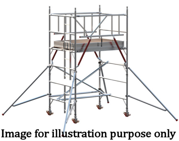 EIGER 500 AGR 1.8m Double Width Scaffold Tower - 2.2m Platform Height