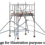 EIGER 500 AGR 1.8m Double Width Scaffold Tower - 2.7m Platform Height