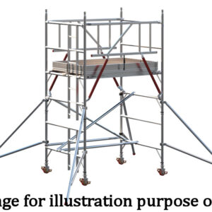 EIGER 500 AGR 1.8m Double Width Scaffold Tower - 2.7m Platform Height