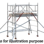 EIGER 500 AGR 2.5m Double Width Scaffold Tower - 2.2m Platform Height