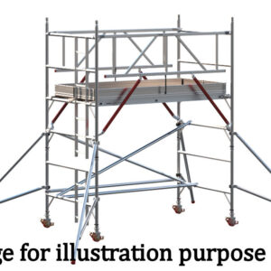 EIGER 500 AGR 2.5m Double Width Scaffold Tower - 2.2m Platform Height