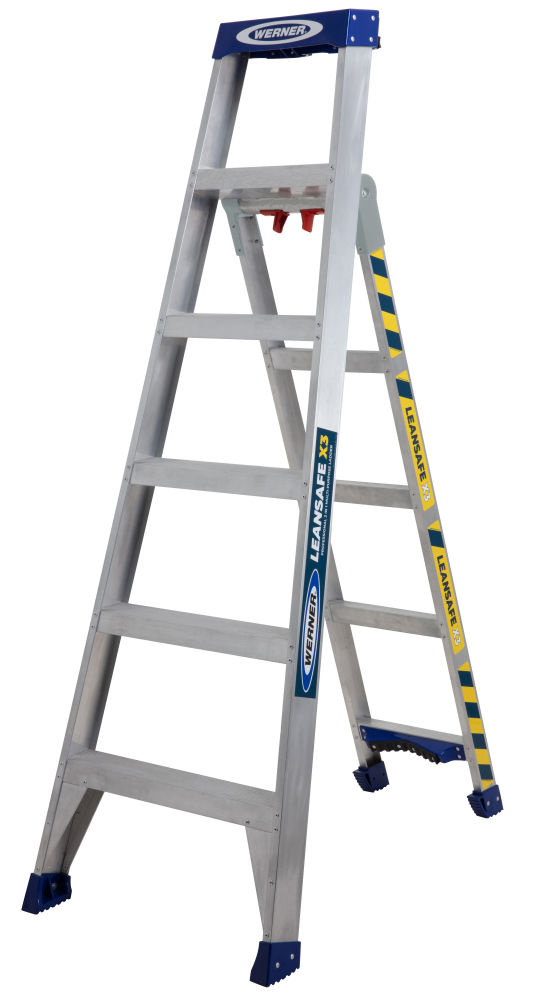 Werner Aluminium Leansafe X 3 - 3 in 1 Multi-Purpose Ladder