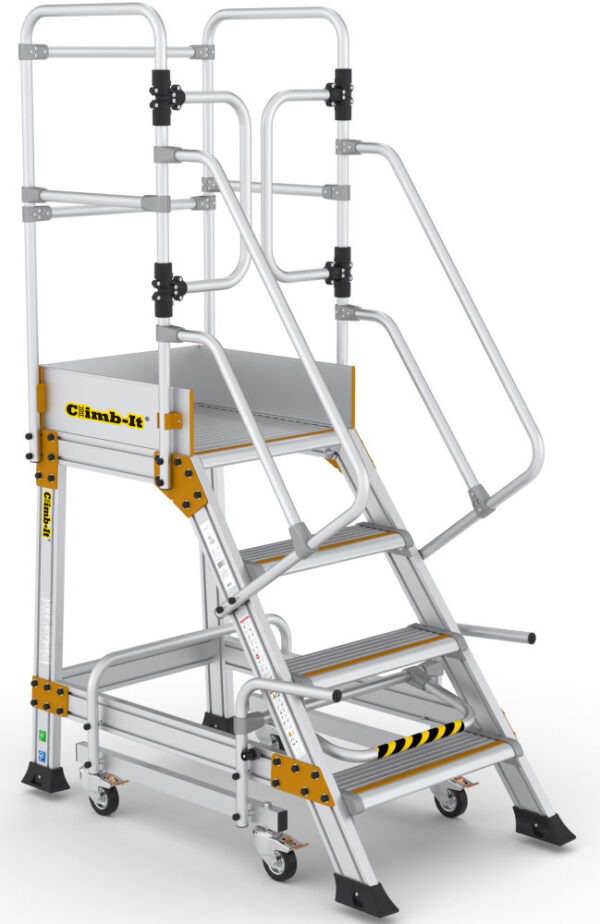 Climb-It 4 Tread Safety Step with Safety Lock