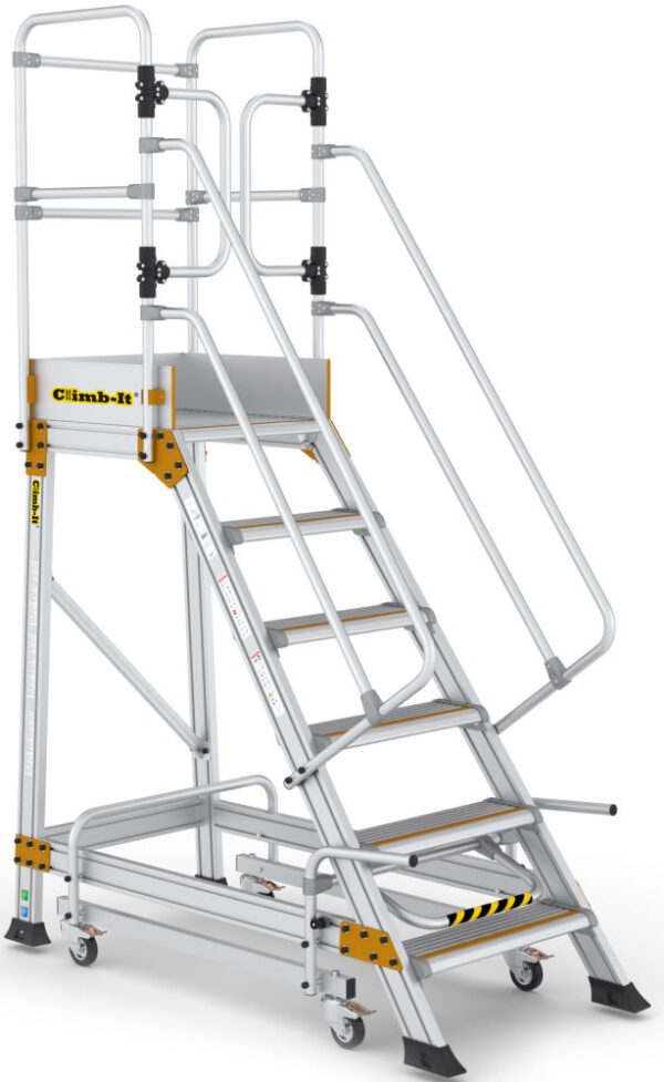 Climb-It 6 Tread Safety Step with Safety Lock