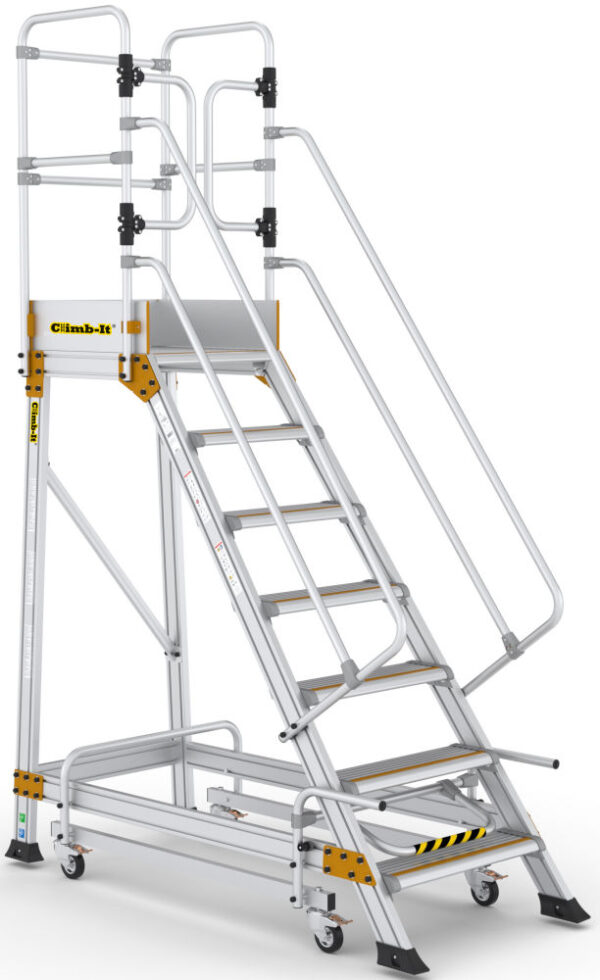 Climb-It 7 Tread Safety Step with Safety Lock