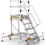 Climb-It 5 Tread Extra Large Platform Safety Step with Adjustable Stabilisers