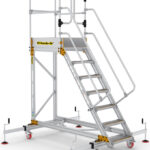 Climb-It 7 Tread Extra Large Platform Safety Step with Adjustable Stabilisers