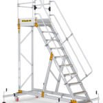Climb-It 10 Tread Extra Large Platform Safety Step with Adjustable Stabilisers