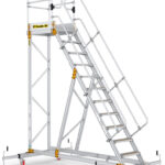 Climb-It 12 Tread Extra Large Platform Safety Step with Adjustable Stabilisers